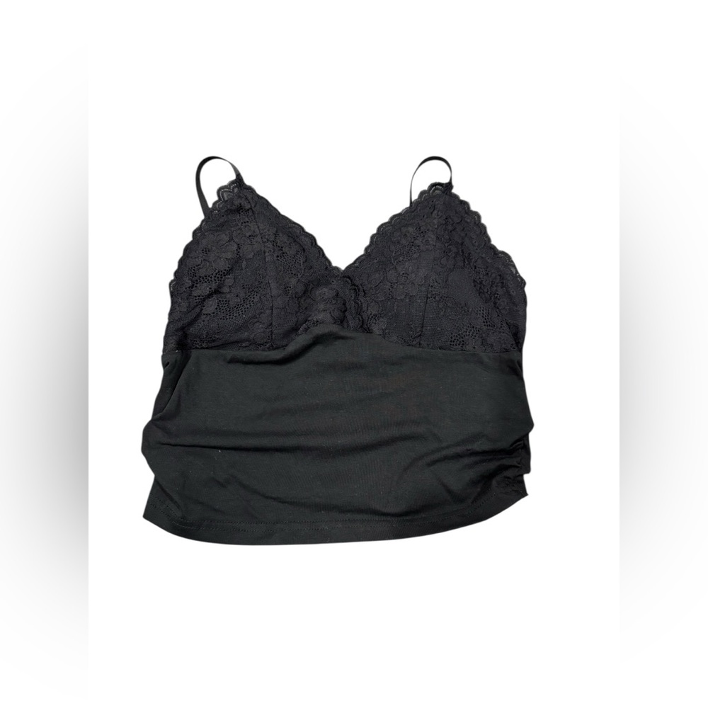 ✨ 5/$30 ✨ SHEIN Frenchy Black Lace Bralette Top‎